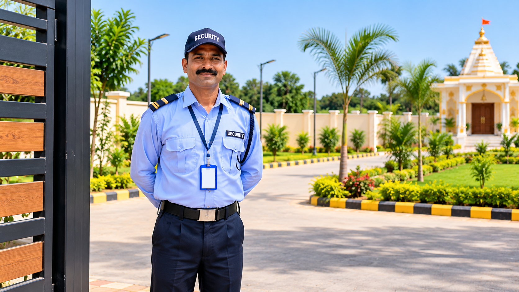 Security guard at the property